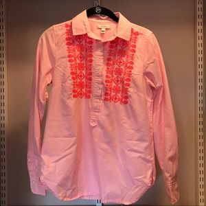 J. CREW CORAL POPOVER